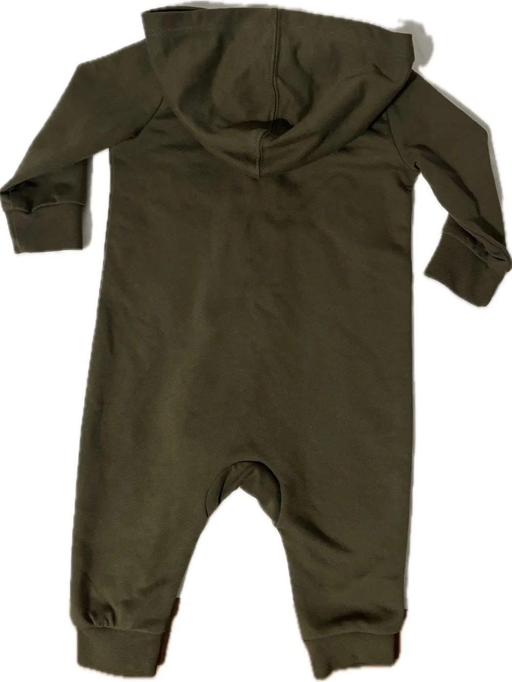 Nike Olive Green/army green Hooded Baby One-Piece 6 months